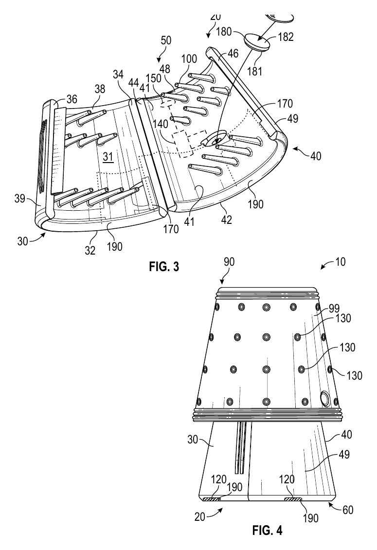 Illuminated Ponytail Holder provisional application drawing